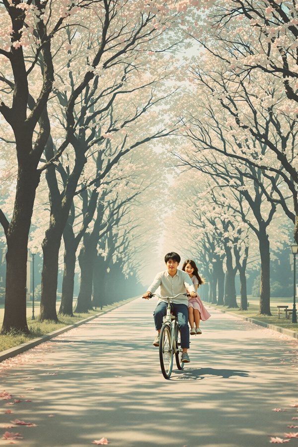 《自行车后座》海报